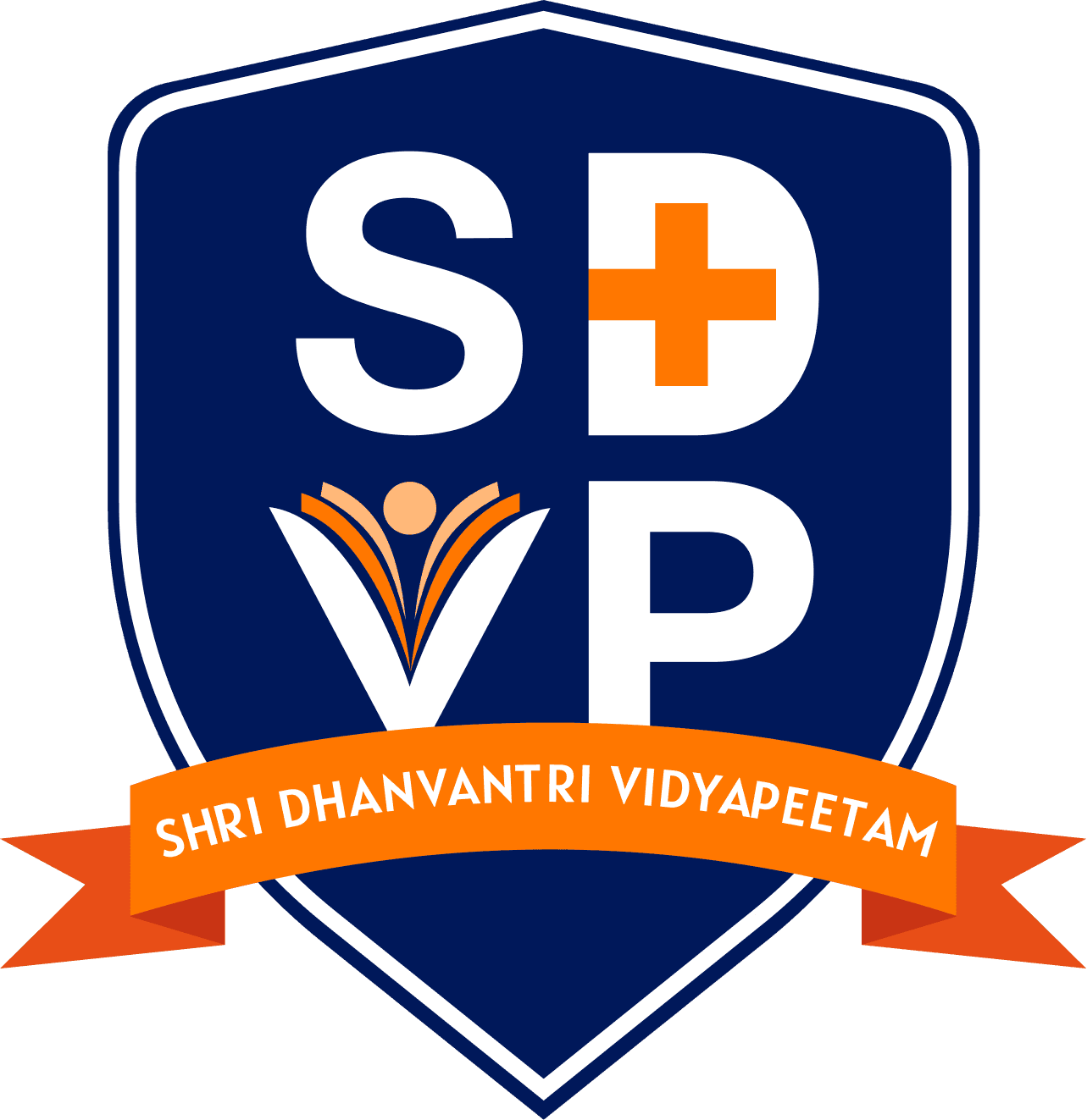 Shri Dhanvantri Vidyapeetam logo